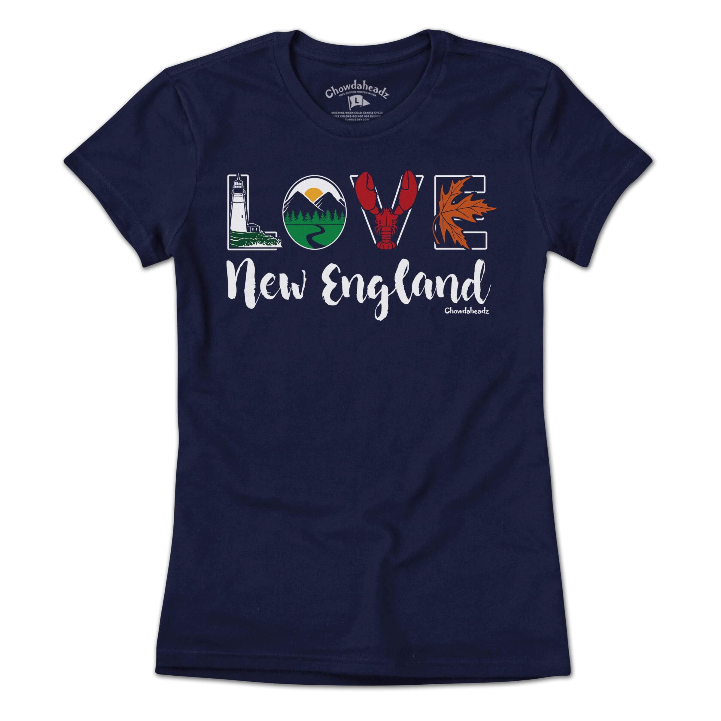 Lifestyle Love New England T-Shirt - Chowdaheadz