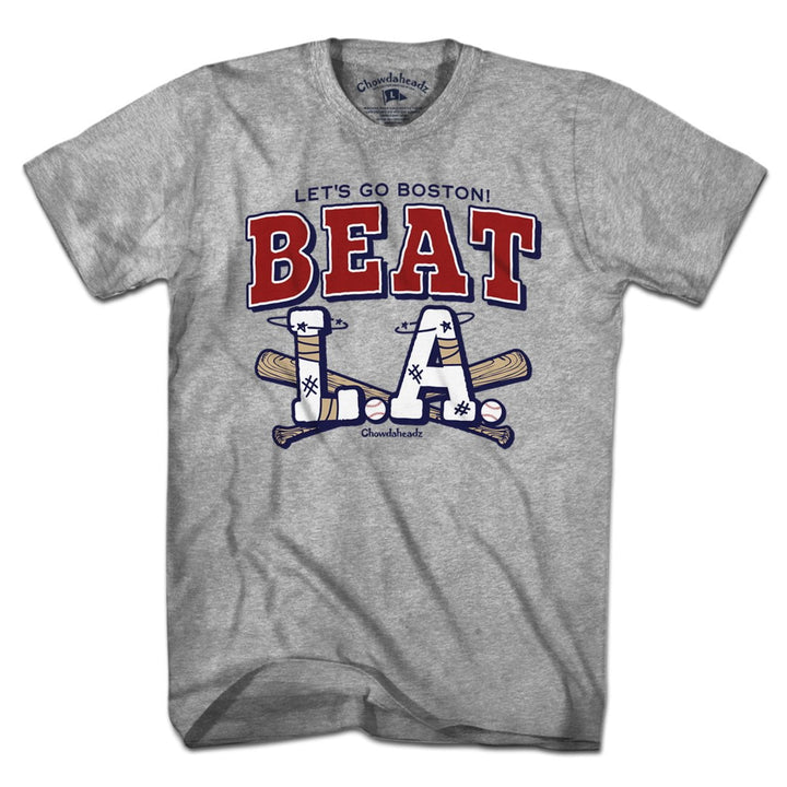 Beat LA Boston Baseball T-Shirt - Chowdaheadz
