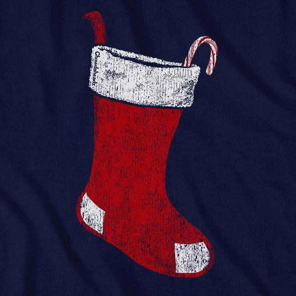 Boston Christmas Stocking T-Shirt - Chowdaheadz