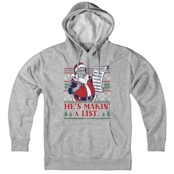 Belichick Is Coming To Town Holiday Hoodie - Chowdaheadz