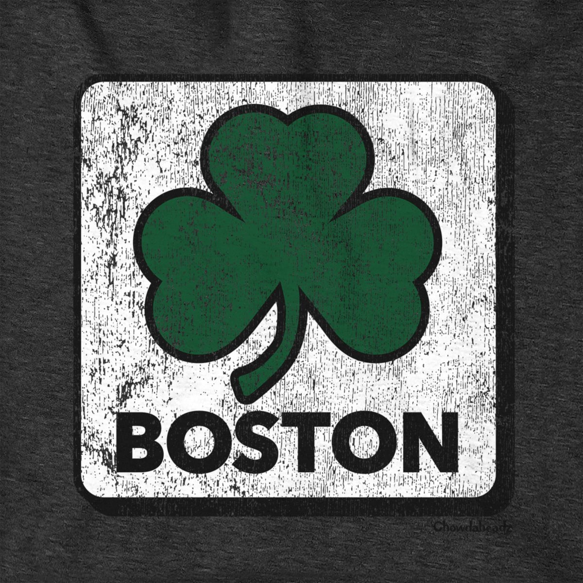 Vintage Shamrock Sign Hoodie - Chowdaheadz