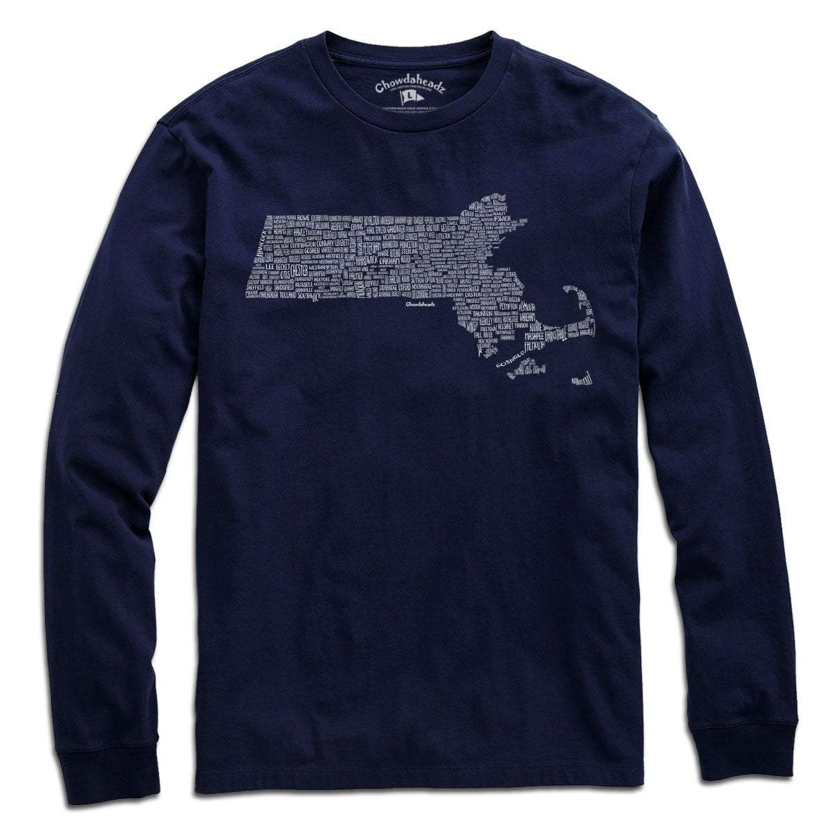 Massachusetts Cities & Towns T-Shirt - Chowdaheadz