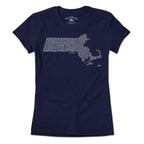 Massachusetts Cities & Towns T-Shirt - Chowdaheadz