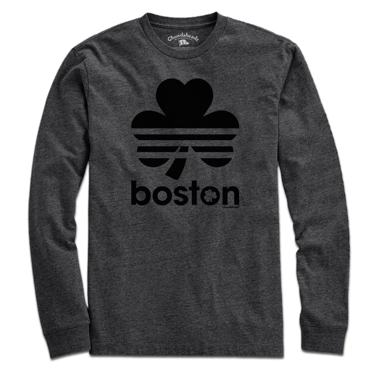 Boston Shamrock Blackout T-Shirt - Chowdaheadz