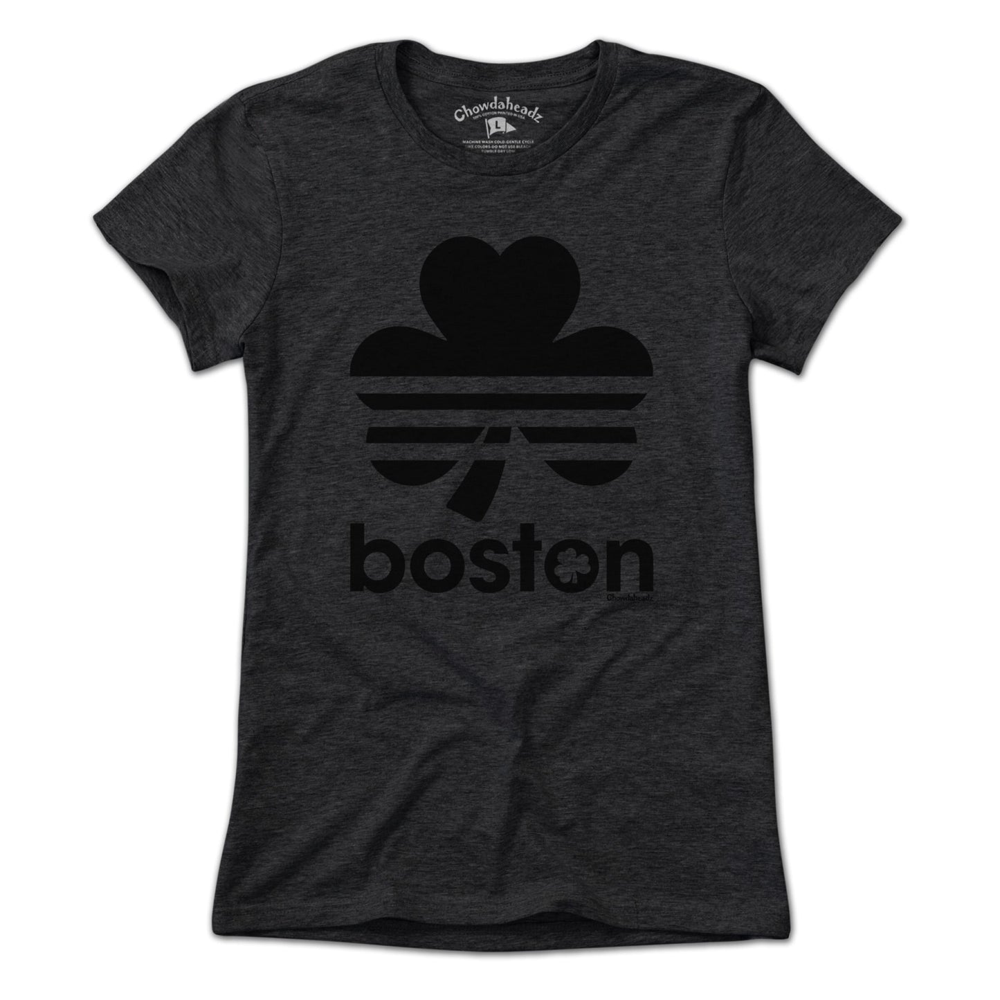 Boston Shamrock Blackout T-Shirt - Chowdaheadz