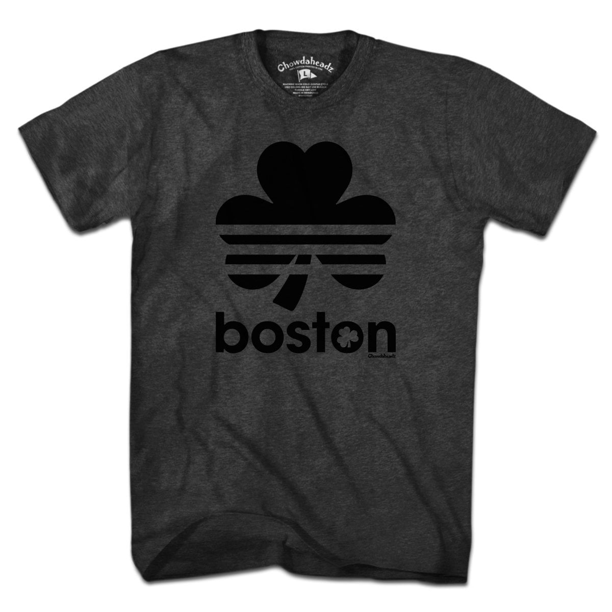 Boston Shamrock Blackout T-Shirt - Chowdaheadz