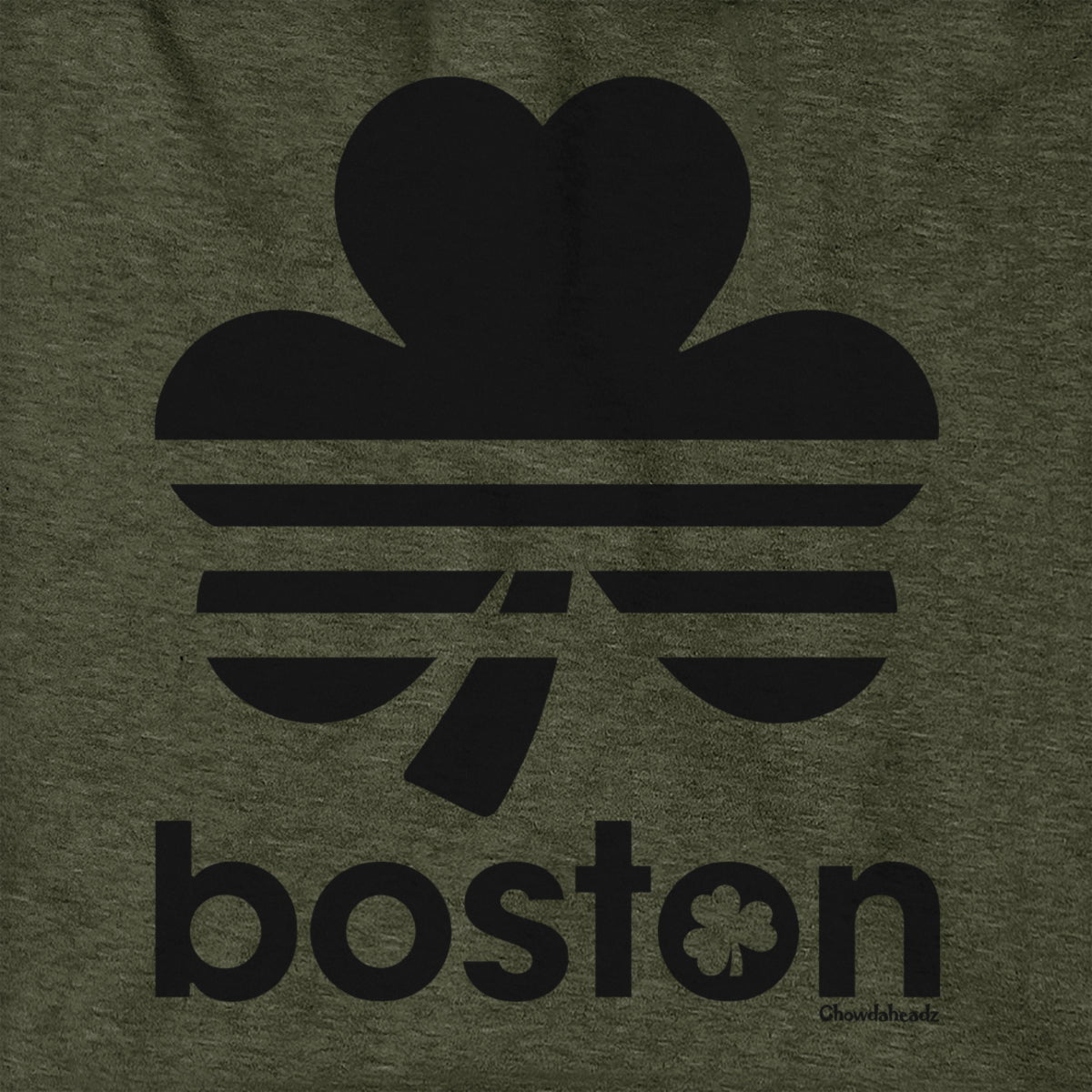 Boston Shamrock Blackout Hoodie - Chowdaheadz