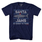 Santa Jaws Holiday T-Shirt - Chowdaheadz