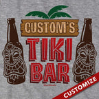 Custom Name's Tiki Bar T-Shirt - Chowdaheadz