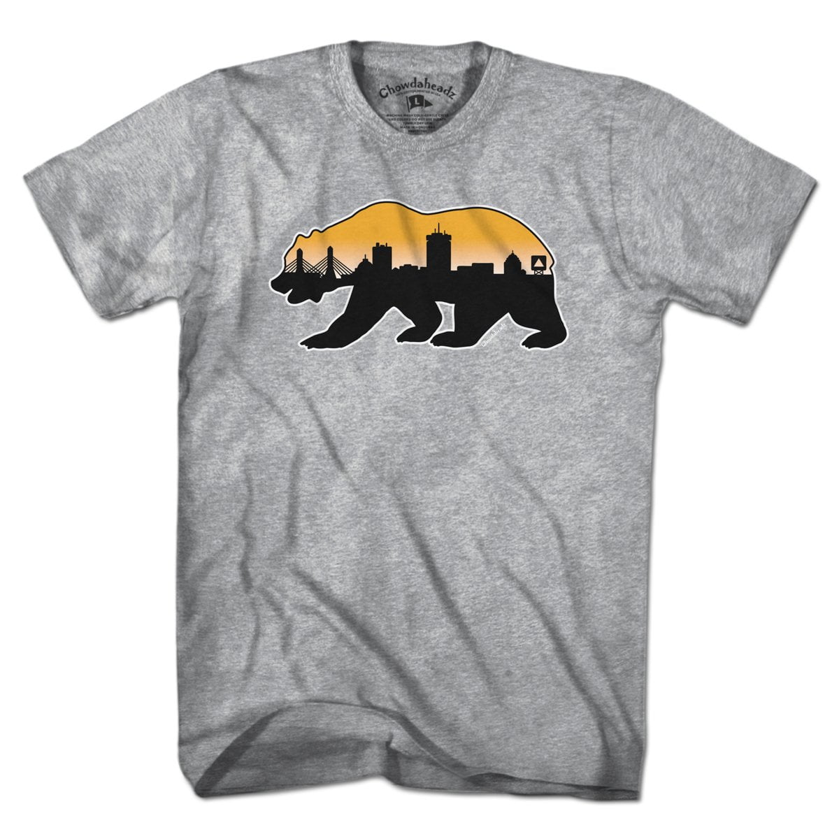 Boston Bear Skyline T-Shirt - Chowdaheadz
