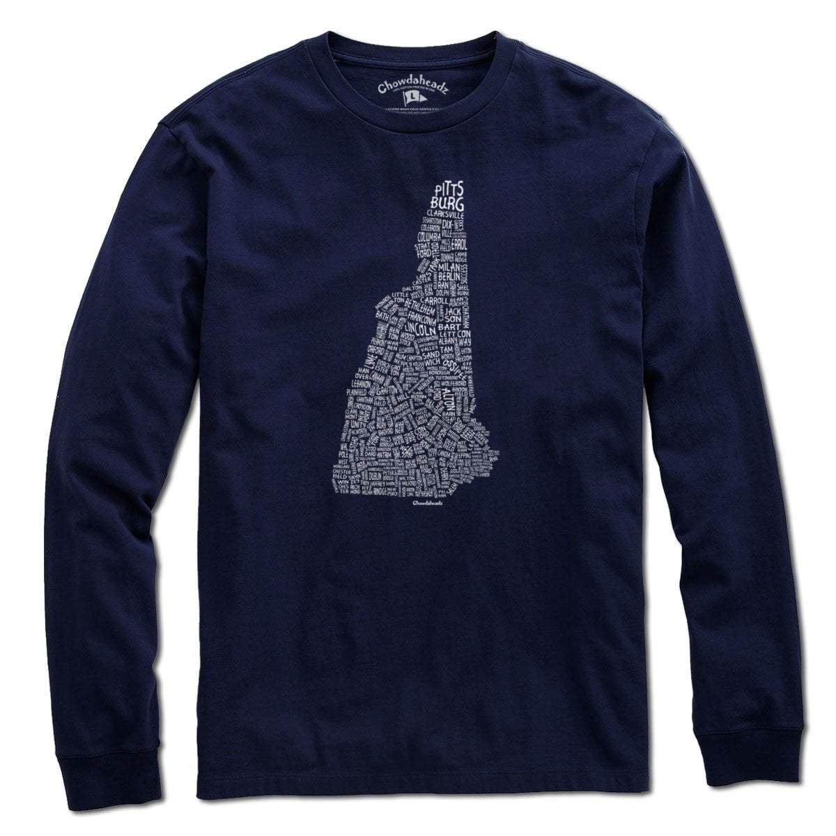 New Hampshire Cities & Towns T-Shirt - Chowdaheadz