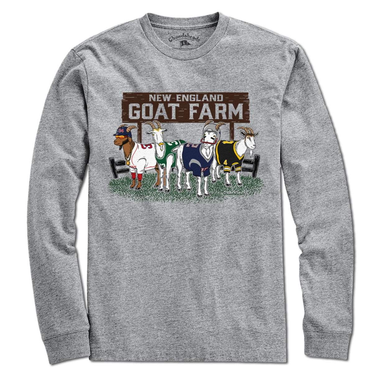 New England GOAT Farm T-Shirt - Chowdaheadz
