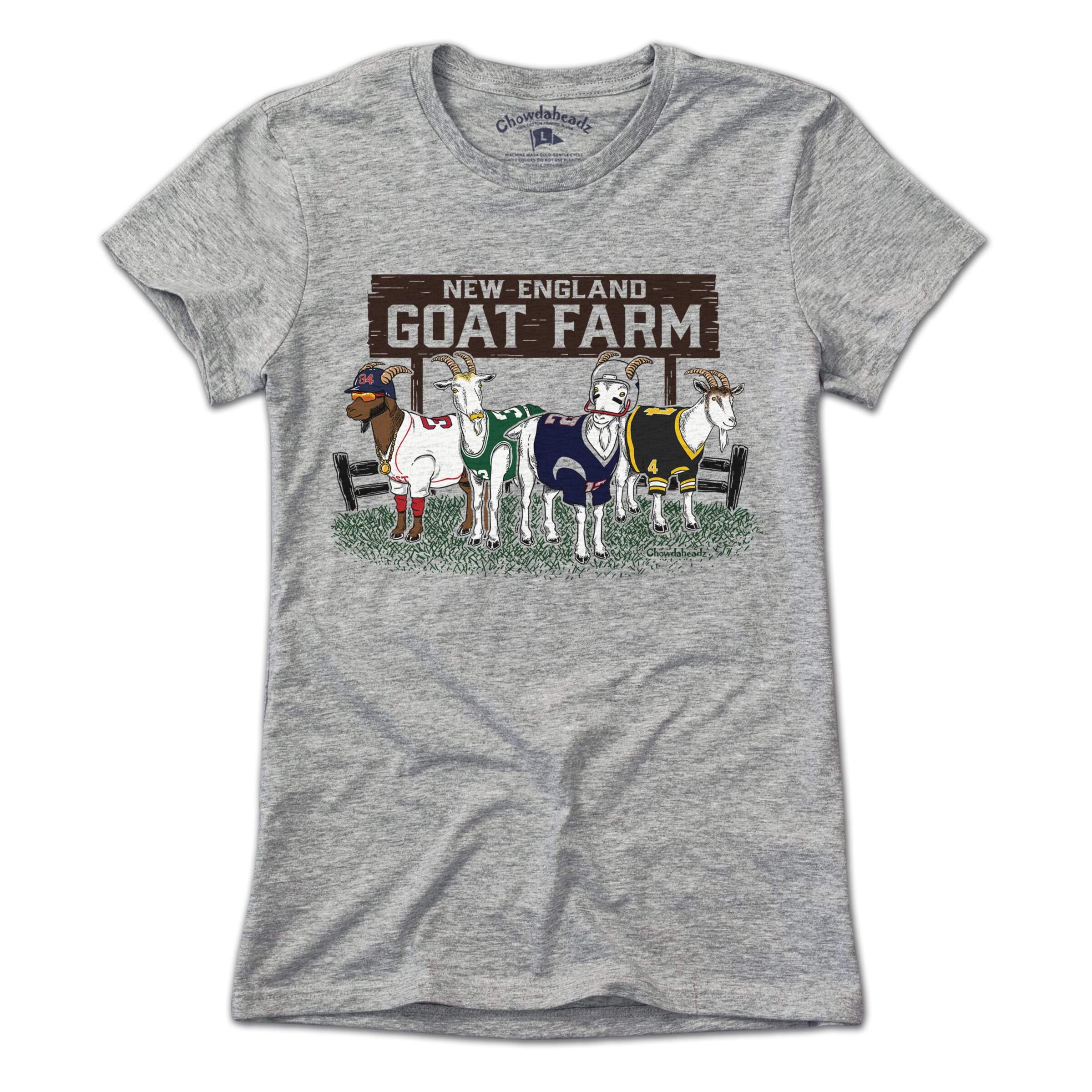 New England GOAT Farm T-Shirt - Chowdaheadz