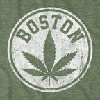 Distressed Boston Leaf T-Shirt - Chowdaheadz