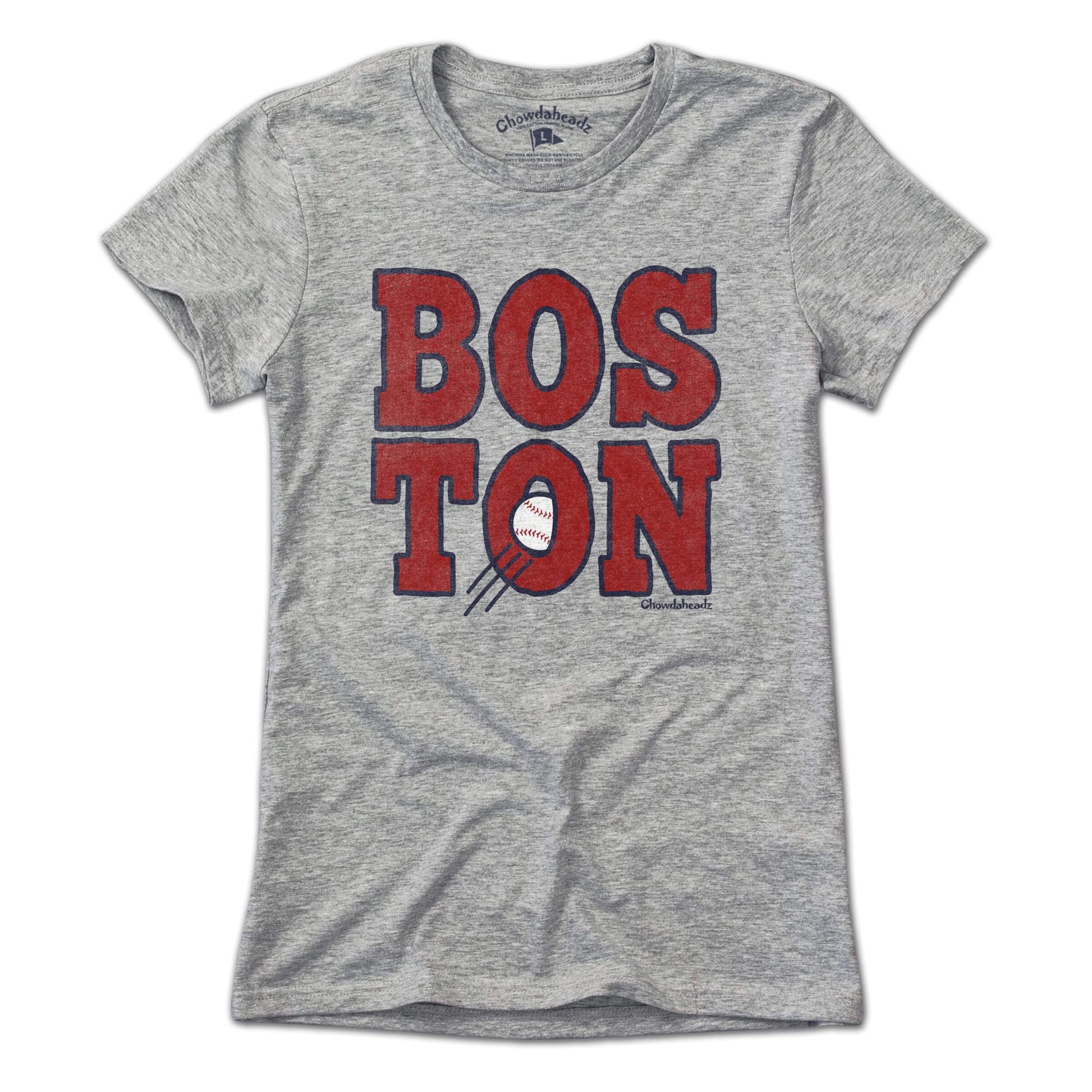 Boston Stacked T-Shirt - Chowdaheadz