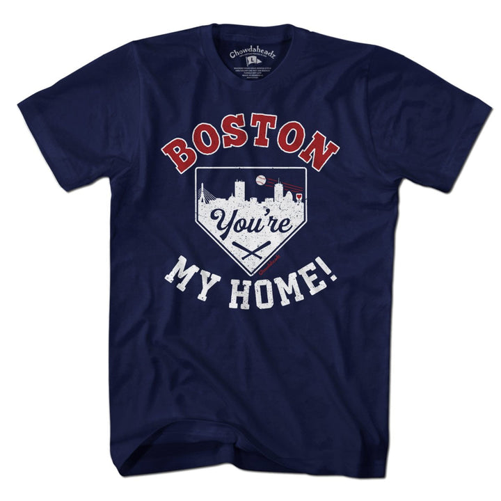 Boston Home Plate T-Shirt - Chowdaheadz