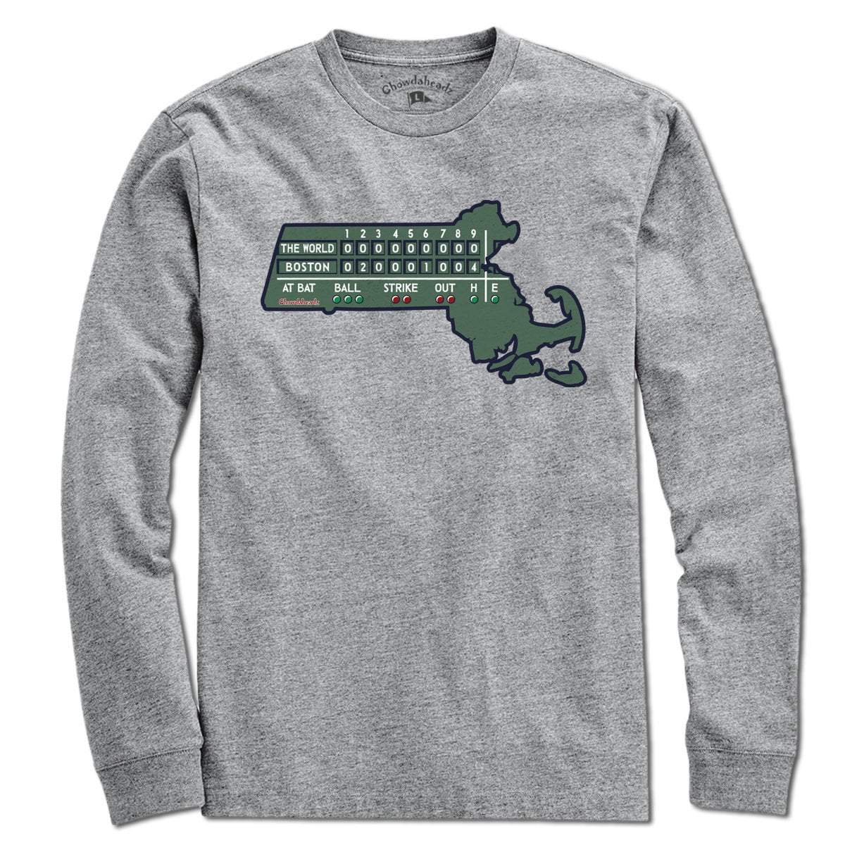 Massachusetts Scoreboard T-Shirt - Chowdaheadz