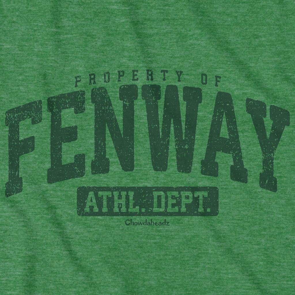 Property of Fenway T-Shirt — graphic detail in Green