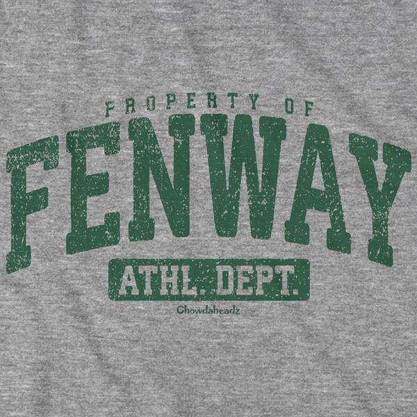 Property of Fenway T-Shirt — graphic detail in Gray