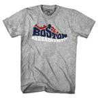 Boston Mass 26.2 Sneaker T-Shirt - Chowdaheadz