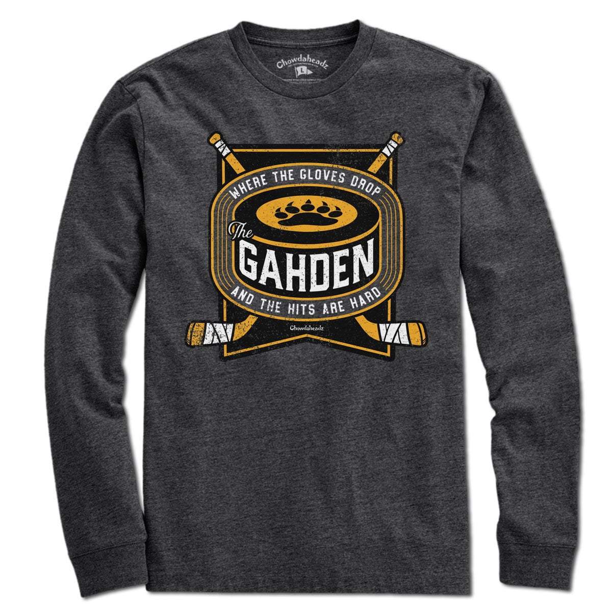 The Gahden Drop & Hard Hockey T-Shirt - Chowdaheadz