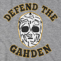 Defend The Gahden Goalie Mask T-Shirt - Chowdaheadz