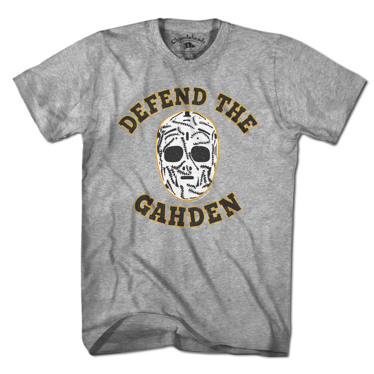 Defend The Gahden Goalie Mask T-Shirt - Chowdaheadz