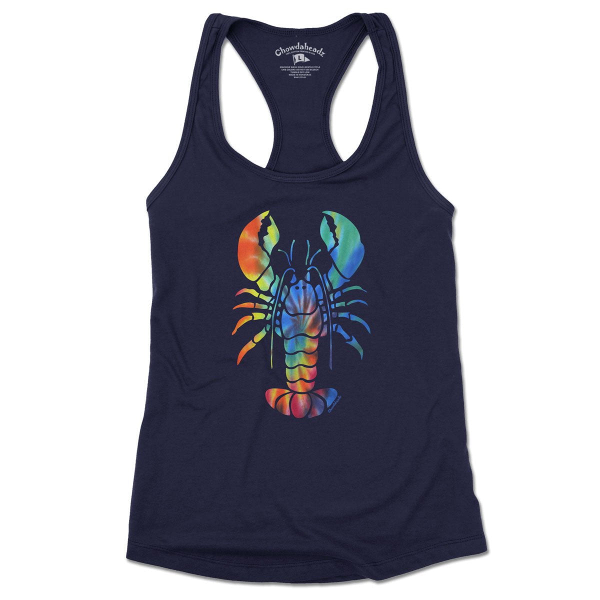 Tie Dye Lobster Women's Tank Top - Chowdaheadz