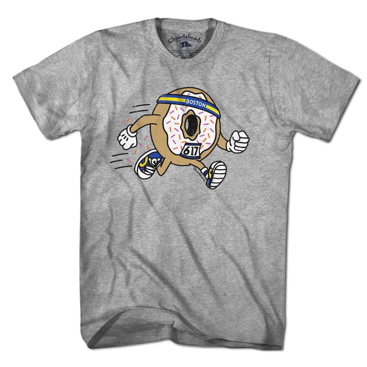 Running Doughnut T-Shirt - Chowdaheadz