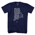 Rhode Island Cities & Towns T-Shirt - Chowdaheadz