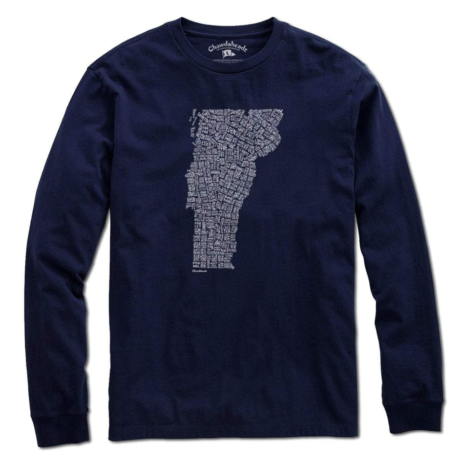 Vermont Cities & Towns T-Shirt - Chowdaheadz