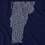 Vermont Cities & Towns T-Shirt - Chowdaheadz
