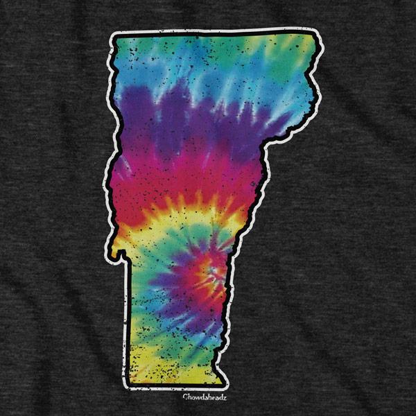 Vermont Tie Dye T-Shirt - Chowdaheadz