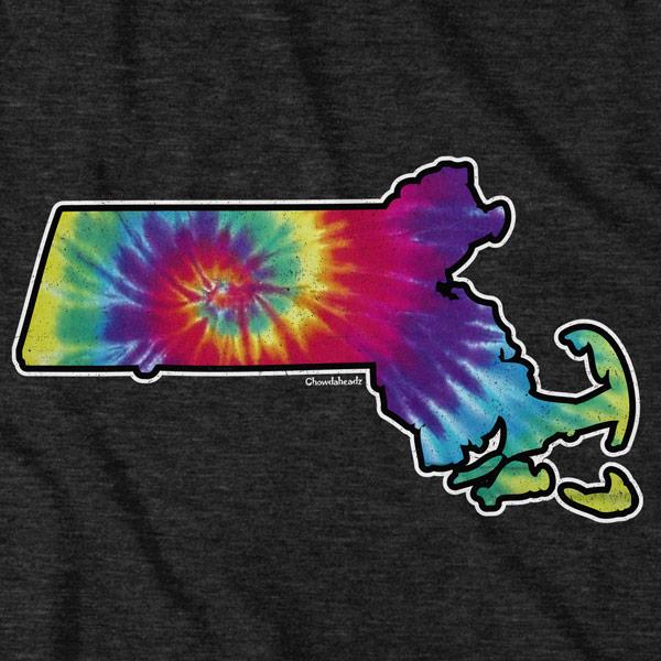 Massachusetts Tie Dye T-Shirt - Chowdaheadz