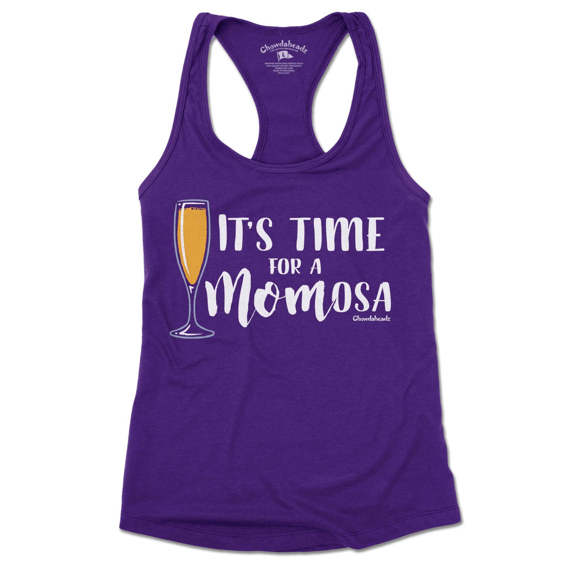 It's Time For a MOMosa Ladies Tank Top - Chowdaheadz