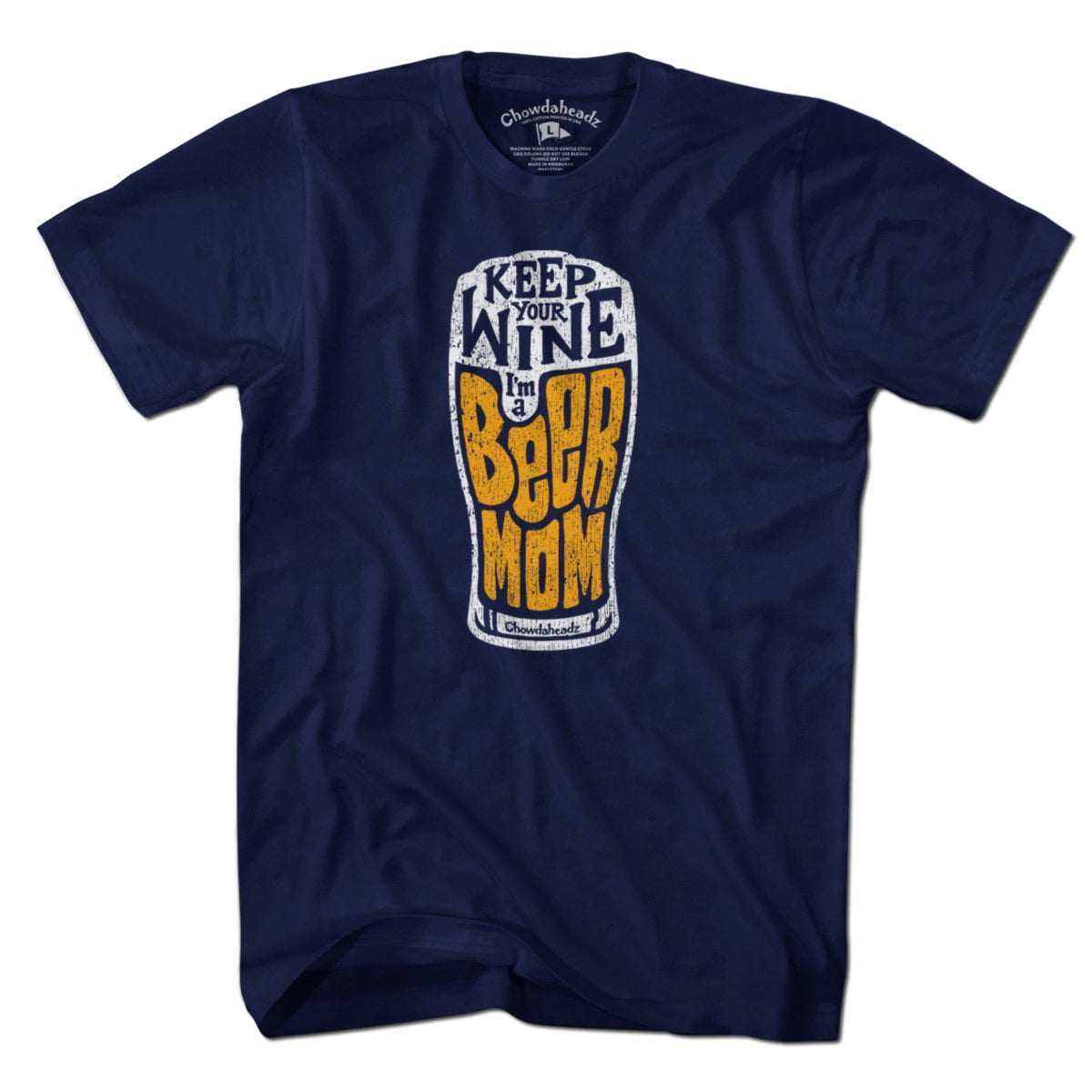 Beer Mom Pint T-shirt - Chowdaheadz