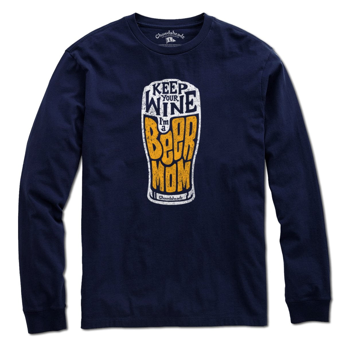 Beer Mom Pint T-shirt - Chowdaheadz