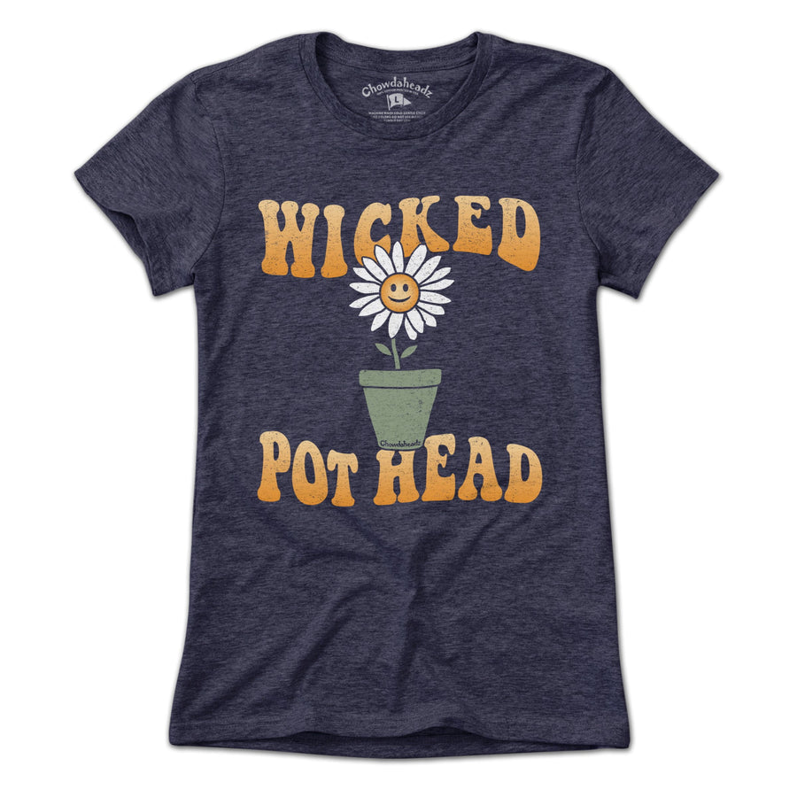 Wicked Flower Pot Head T-shirt - Chowdaheadz