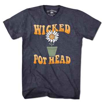 Wicked Flower Pot Head T-shirt - Chowdaheadz