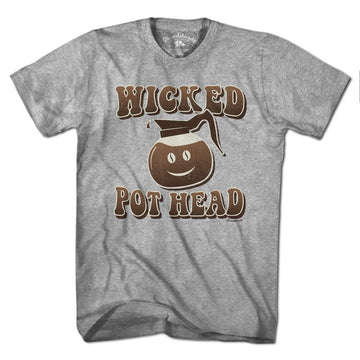 Wicked Coffee Pot Head T-Shirt - Chowdaheadz