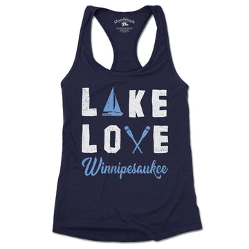 Lake Love Winnipesaukee Women's Tank Top - Chowdaheadz