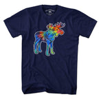 Tie Dye Moose T-shirt - Chowdaheadz