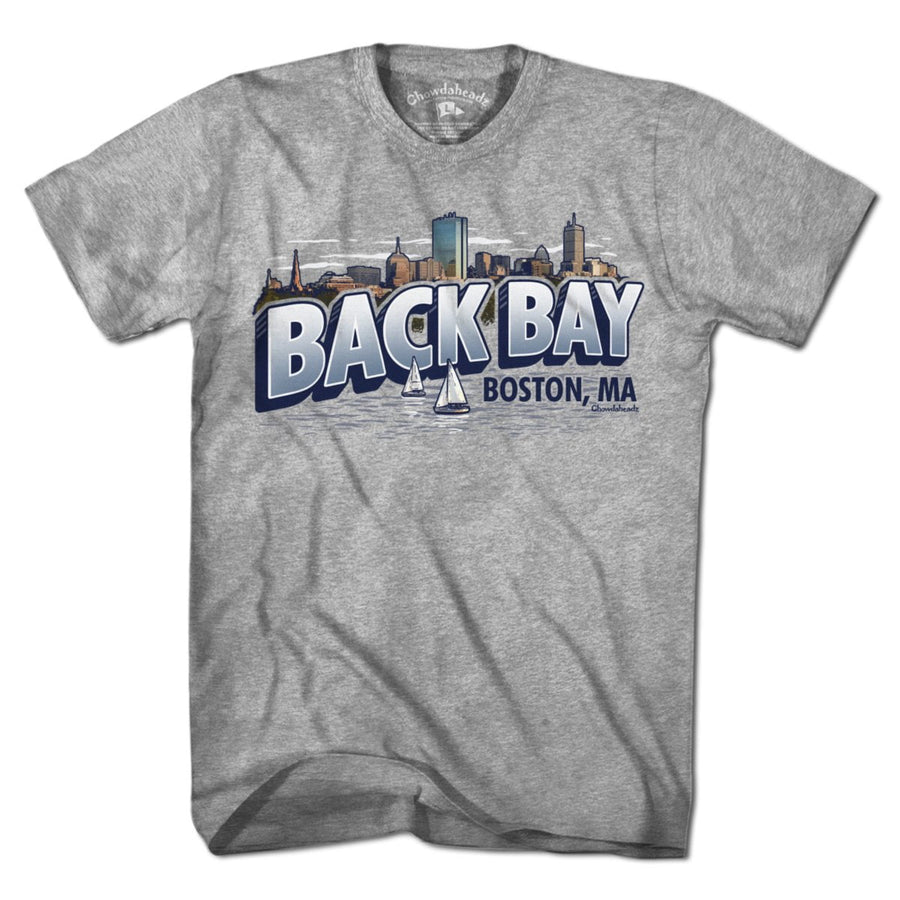 Back Bay Boston, MA T-Shirt - Chowdaheadz