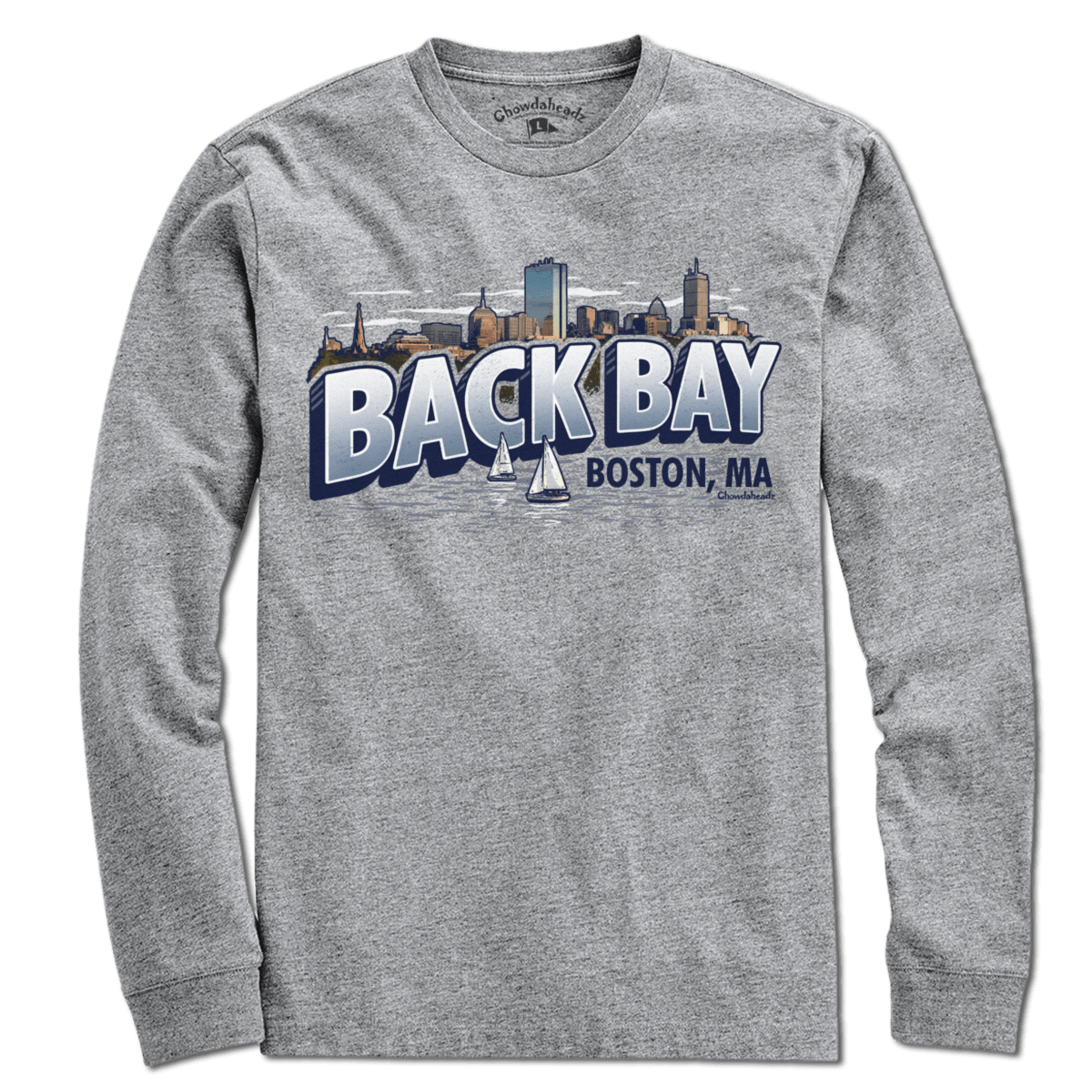 Back Bay Boston, MA TShirt Chowdaheadz