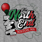 North End Boston, MA T-Shirt - Chowdaheadz