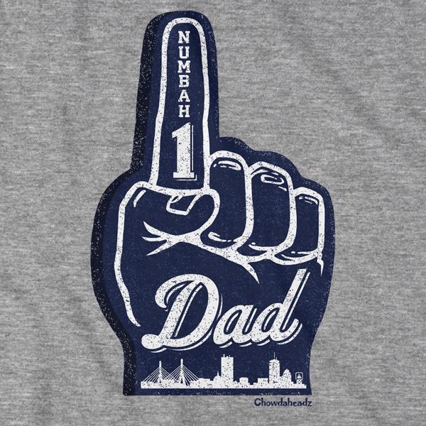 Numbah 1 Dad Foam Finger T-Shirt - Chowdaheadz
