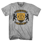Defend Boston Hockey Shield T-Shirt - Chowdaheadz