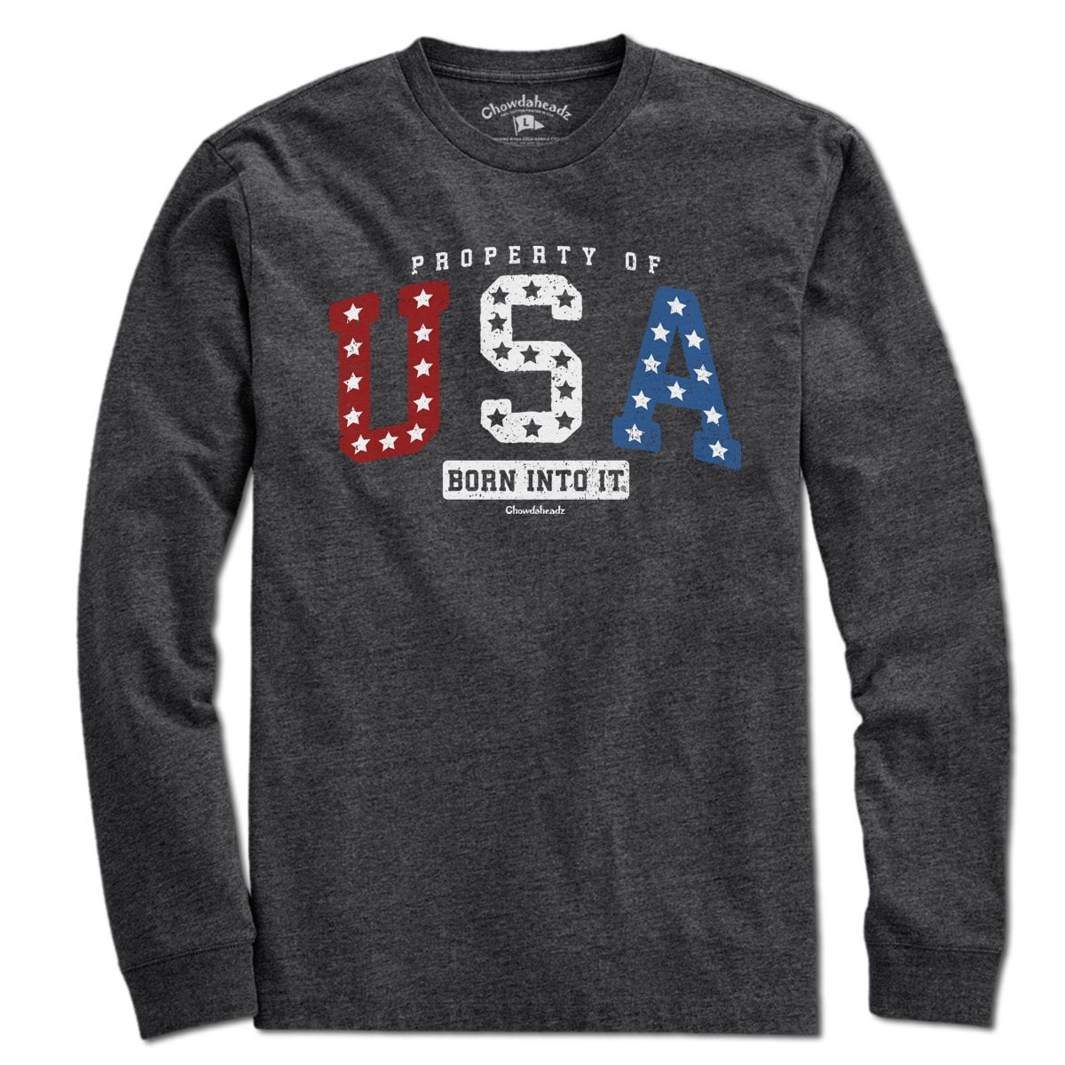 Property of USA t-shirt in alternate colorway — Father’s Day patriotic gift