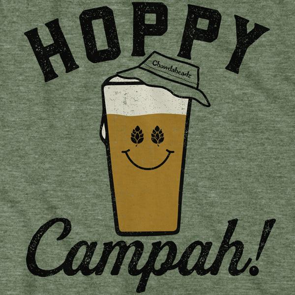 Hoppy Campah Pint T-Shirt - Chowdaheadz