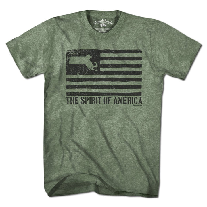 Mass American Black Flag T-Shirt - Chowdaheadz